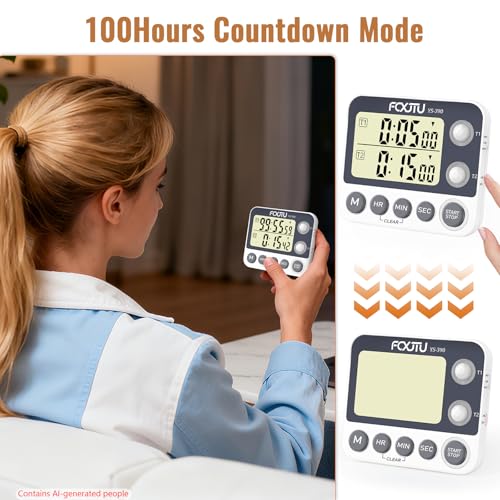 Digital Dual Kitchen Timer