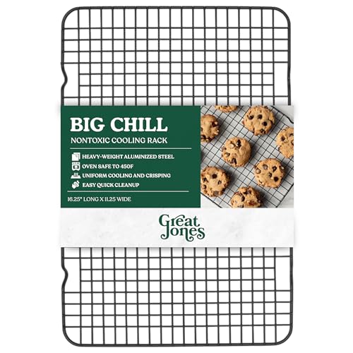 Non Stick Wire Cooling Rack (Big Chill (16.9" x 11.4") / Pepper)