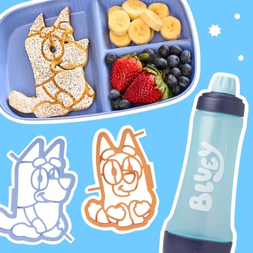 Bluey Pancake Batter Mixer Art Kit (Bluey / 4.5 Cups / Pancake Art Kit)