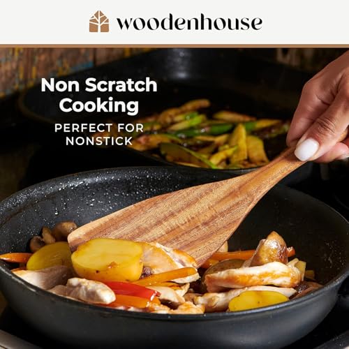 Wooden Spoons for Cooking (10 Piece Set)