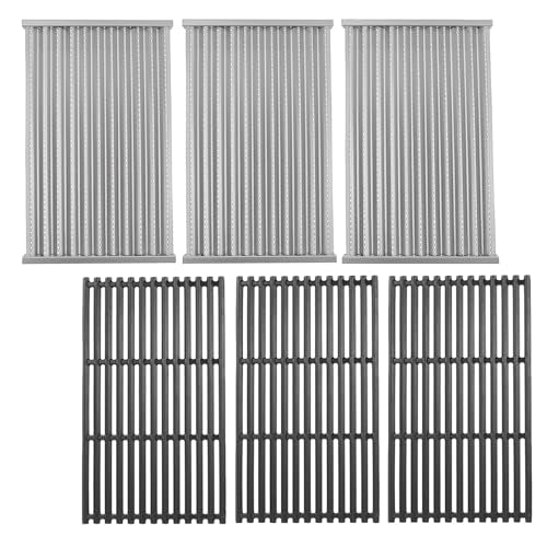17" Grill Grates and Emitter for Charbroil TRU Infrared 4 (17.1" x 10”)