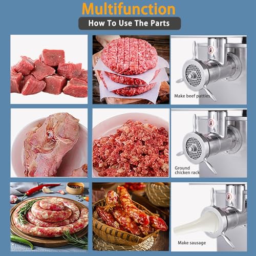 Commercial Electric Meat Grinder 3000w (3000W)