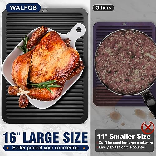Large Silicone Trivet 16x12 Inch (2 Count)