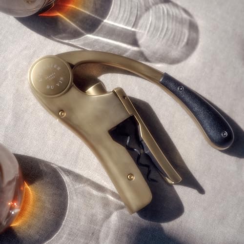 L’Atelier du Vin Oeno Motion Gold Nomad Lever Corkscrew Gift Set (Oeno Motion Black and Gold Nomad)