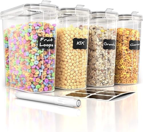Airtight Cereal Containers with Lids