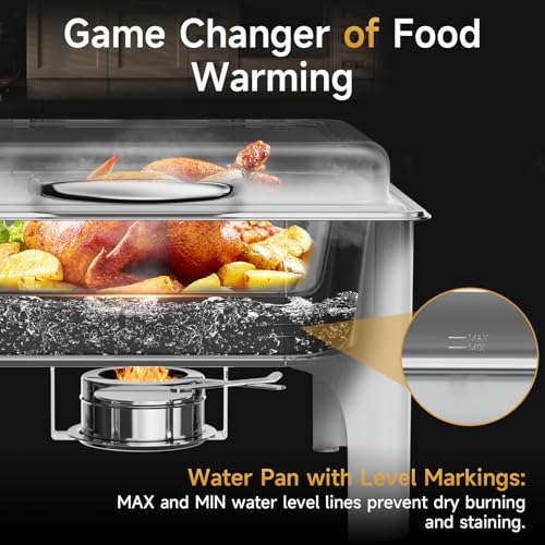 Chafing Dishes for Buffet (White)
