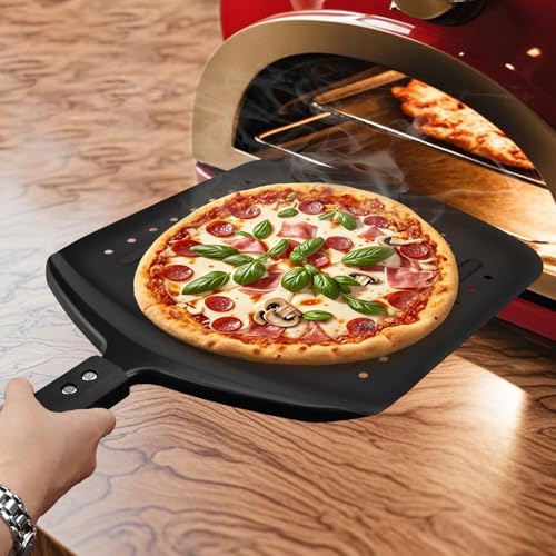 Perforated Pizza Peel Aluminum 12 Inch Non