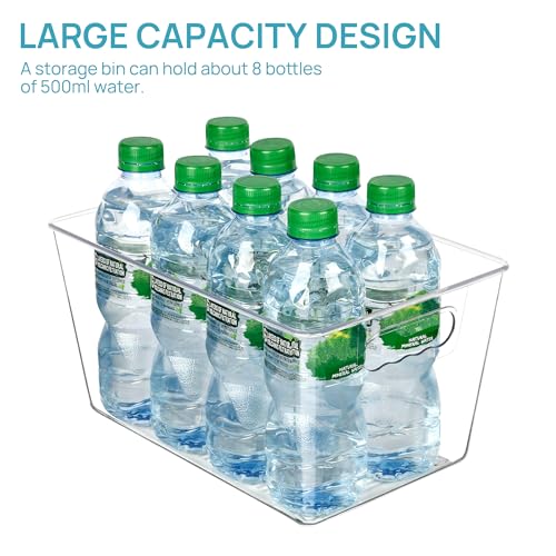 6 Pack Clear Storage Bins (6 Count)