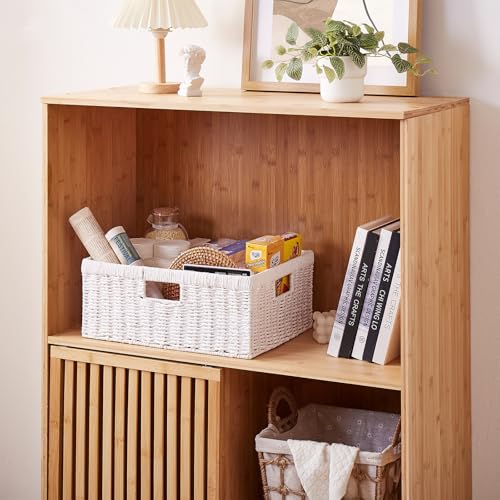 Wicker Storage Basket (White)