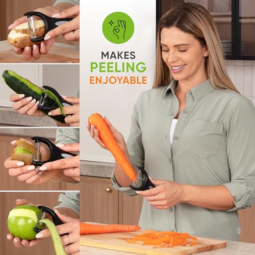 Swivel Vegetable Peeler & Y Potato Peeler w (2 Count)