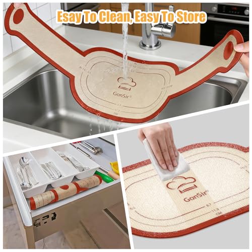 Silicone Bread Sling (2 Pcs Red Oval)