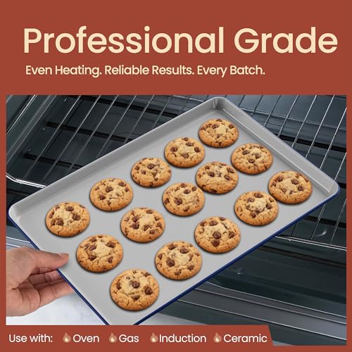 Bakken 8 Piece Stackable Bakeware Set (Blue / Pack of 8)