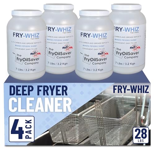 Fry Whiz 4 Gallons Deep Fryer Cleaner (112 Ounce)