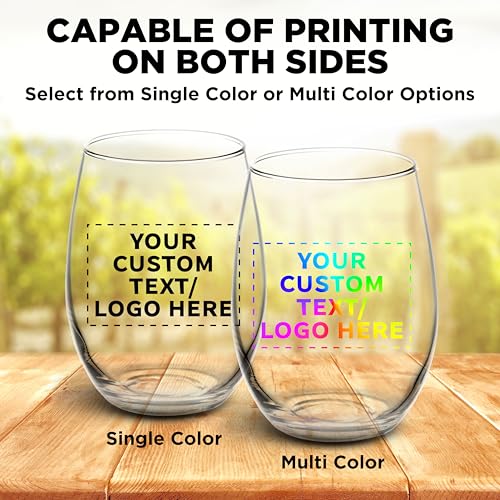 10 ARC Stemless Wine Glasses Set (10 Count)