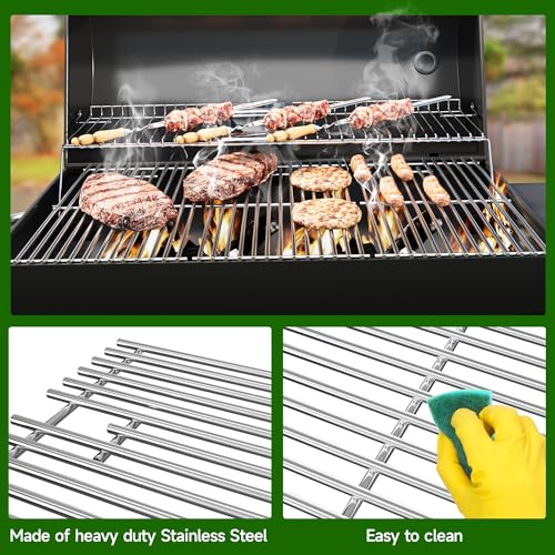 15 inch Cooking Grid Grate for Weber Spirit 200 210 with Side Control (15" Dx 22.5" W)