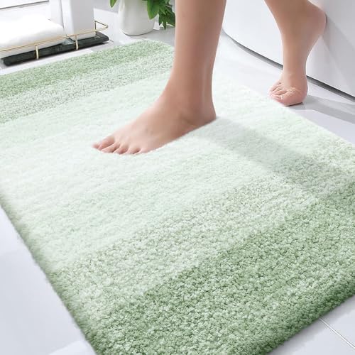 Bathroom Rugs Mat 34x21 (34" X 21" / Sage Green)