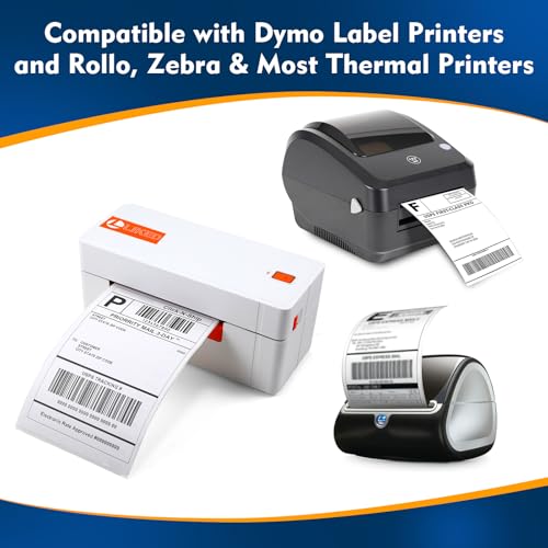 L Liked 880 4"x 6" Thermal Shipping Labels Replacement for DYMO 1744907 (880 Count)