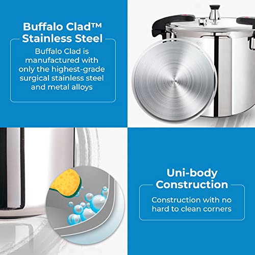 15 Qt Pressure Cooker Stainless Steel (15 Quarts / QCP415)