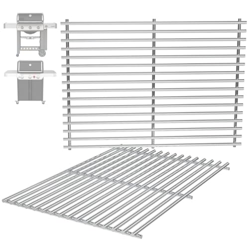 66802 18.75" Grill Grates for Weber GS4 Genesis II 300 Genesis II LX 300 Series (18 3/4" x 13 1/4"SS)