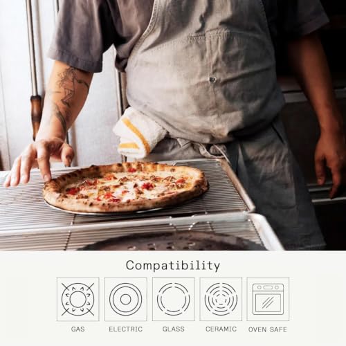 Cookware Seasoned 12" Carbon Pizza Steel