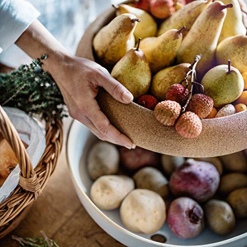 Large Fruit & Vegetable Storage Bowl (Burgundy / 14.1")