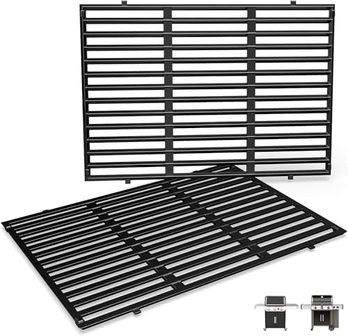 18.75 Inch Grill Grates for Weber Genesis II 300 Series (18.75" x 13.25" – 2 Pack)