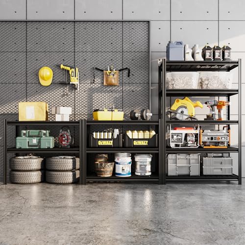 5 Tier Heavy Duty Garage Shelving (5T 35" W x 16" D x 72" H)
