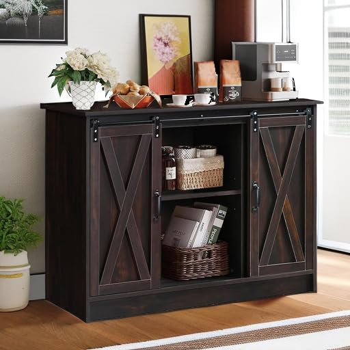 Farmhouse Coffee Bar (Dark Brown)
