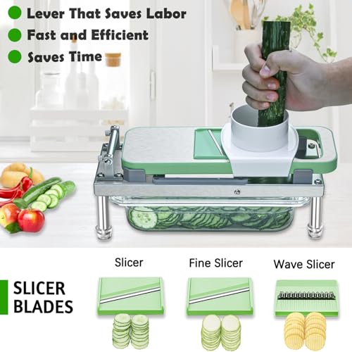 Vegetable Chopper Veggie Cutter Onion Food Potato Tomato Dicer With Blade (10 Blade)