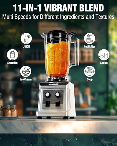 136oz Commercial Blender (Sliver / 138 oz)
