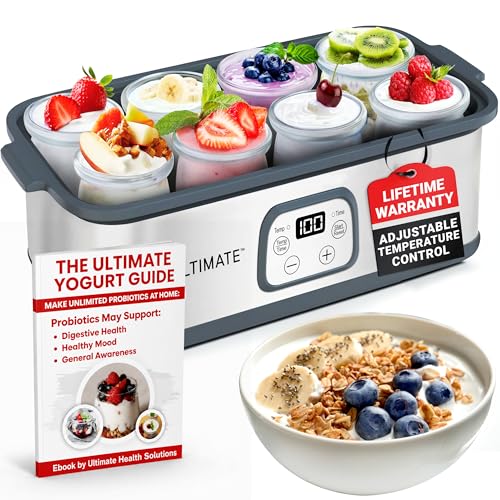 Probiotic Yogurt Maker with Adjustable Temperature & Time Control