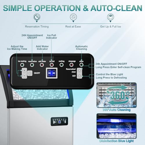 Commercial Ice Maker Machine 260Lbs