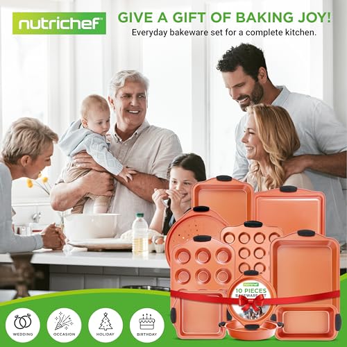 10 Pc Baking Pans Set Nonstick (10 Piece Set)