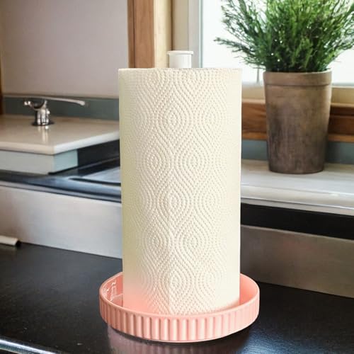 Paper Towel Holder Countertop (Cute Pink)