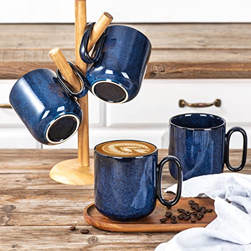 Ceramic Coffee Mug Set (Starry Blue)