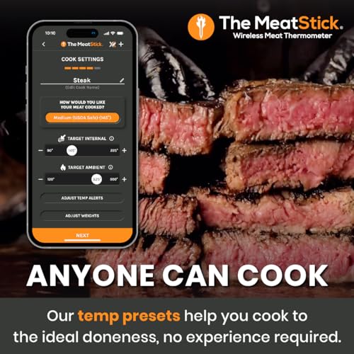 MeatStick 4 Smart Wireless Meat Probe with 4 Sensors & Limited Range