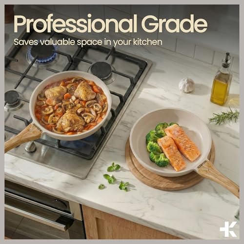 Bakken Master 20 Piece Cookware Set (Cream / 20 Piece Set)