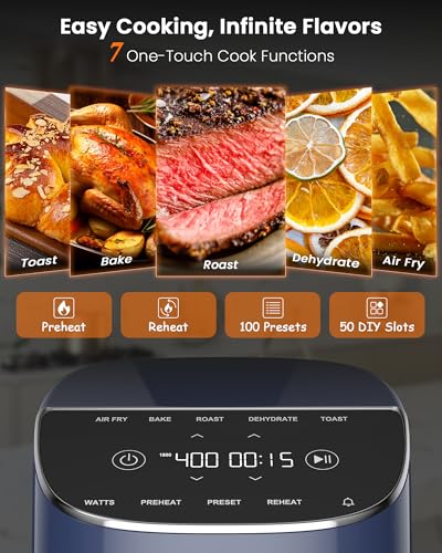 Brio Plus Air Fryer 8 Qt (8 quart / Deep Blue)