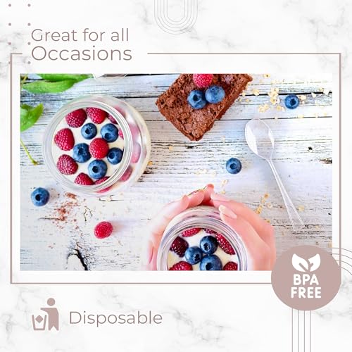 Mini Dessert Spoons (Mini Clear spoon)
