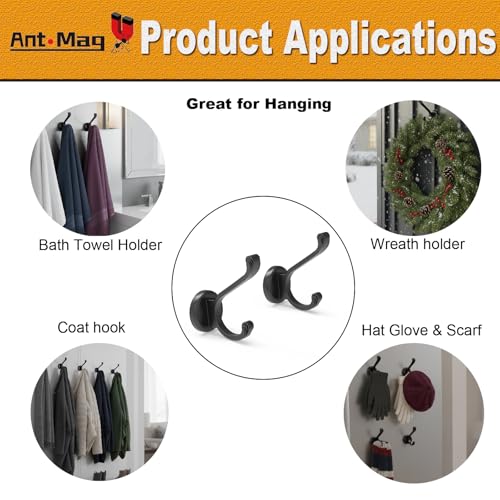 Magnetic Hooks Heavy Duty 140LBS (2 Count)