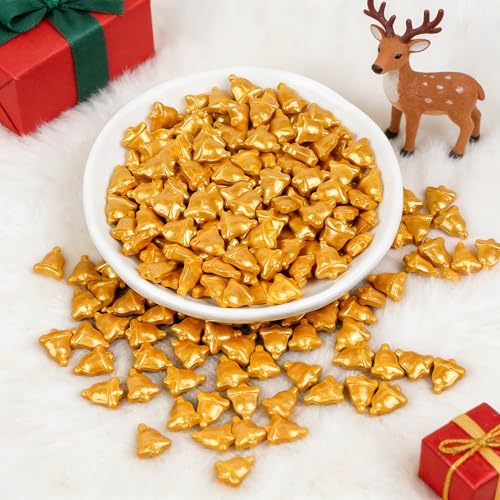 Edibles Gold Bells Sprinkles for Cake Decorating (Christmas Bells Sprinkles)