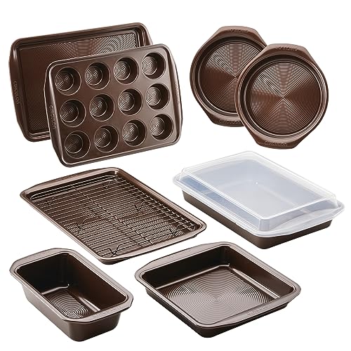 Nonstick Bakeware Set (Chocolate Brown / 10 Piece)