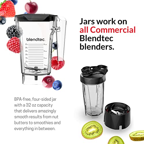Total Classic Original Blender & 75 oz FourSide Jar (FourSide Jar Red)