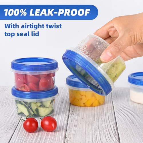 Freezer Storage Containers (8oz-12 pack)
