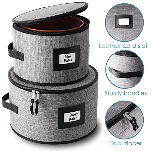 Fine China Storage Containers Hard Shell 8 Piece Set