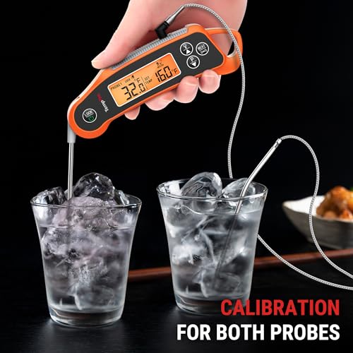 TempSwift 2 Probes Meat Thermometer Digital with 2 Display Channels