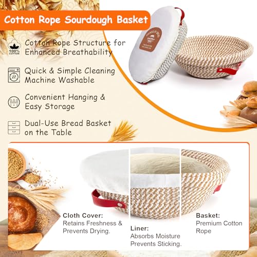 Sourdough Starter Kit (Oval & Round & Jar)