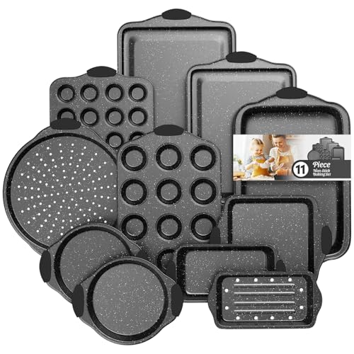 11 Piece Nonstick Baking Pans Set