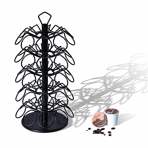 K Cup Storage Coffee Capsules Pod Holder Carousel Capsule Display Storage for k (5 tiers)
