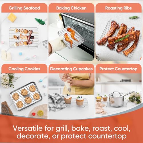 2 PCS Cooling Rack for Baking & Cooking